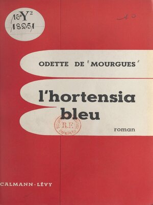 cover image of L'hortensia bleu